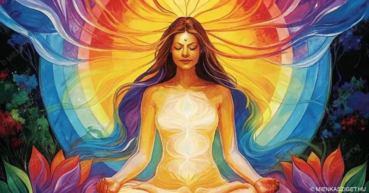 Kundalini meditáció előnyei: fiatalítja a sejteket, növeli az energiát, erősíti az immunrendszert, javítja a mentális stabilitást, csökkenti a stresszt, tisztább gondolatokat és mélyebb szellemi fejlődést eredményez.