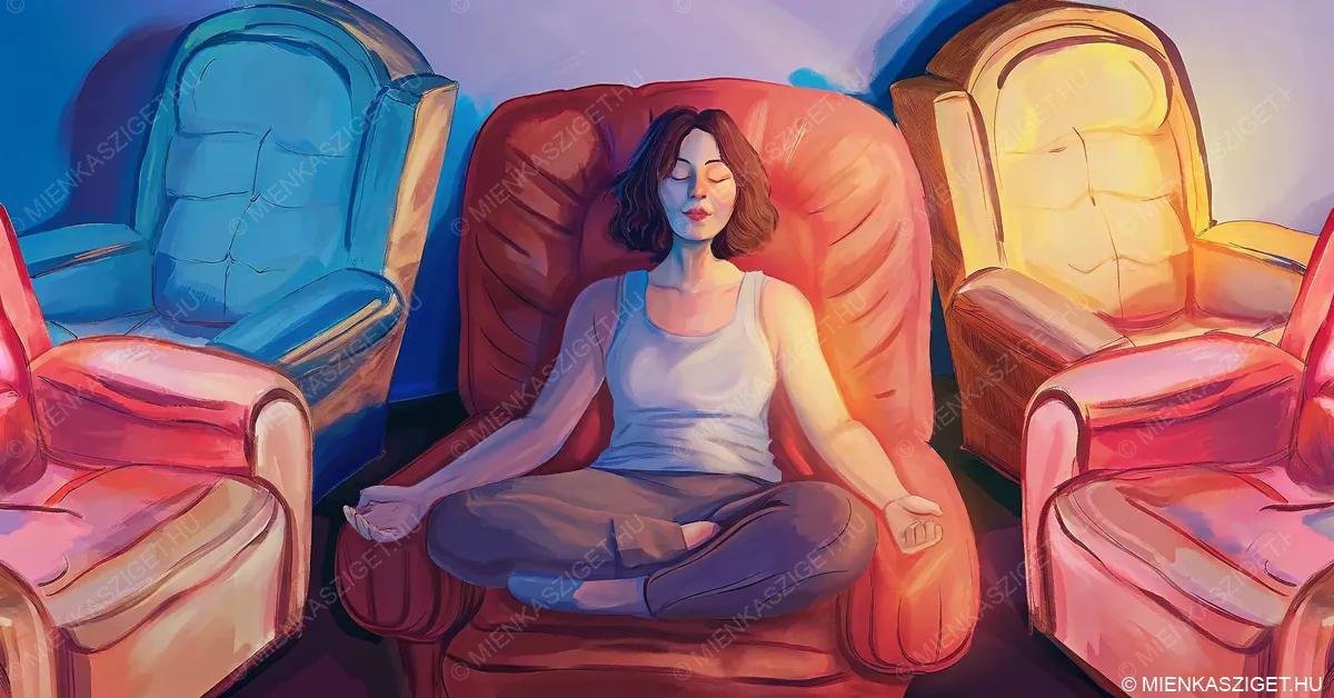 Különböző típusú meditációs székek, beleértve az állítható, ergonomikus és tradicionális formákat, amelyek segítik a kényelmes és stabil ülőhelyzetet a meditáció során.